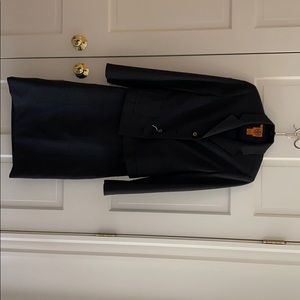 Tory Burch grey skirt suit, size 8